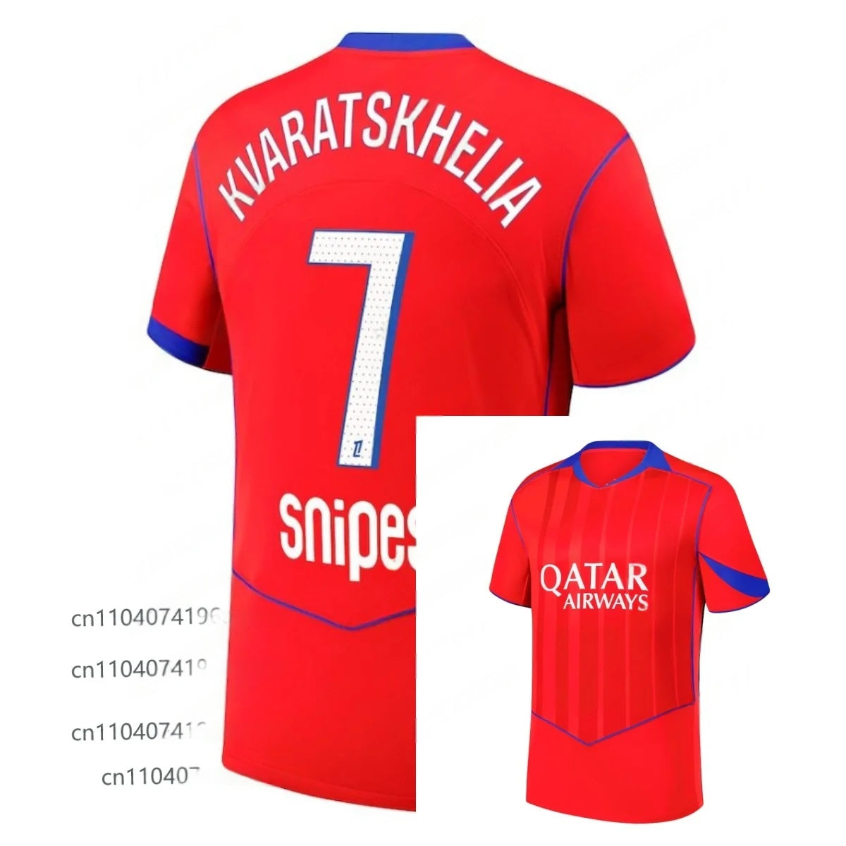 25-26 Summer PSG Family Jersey T-shirt