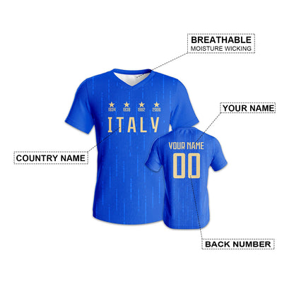 Personalized Italy Soccer Jersey
