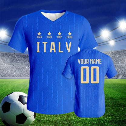 Personalized Italy Soccer Jersey