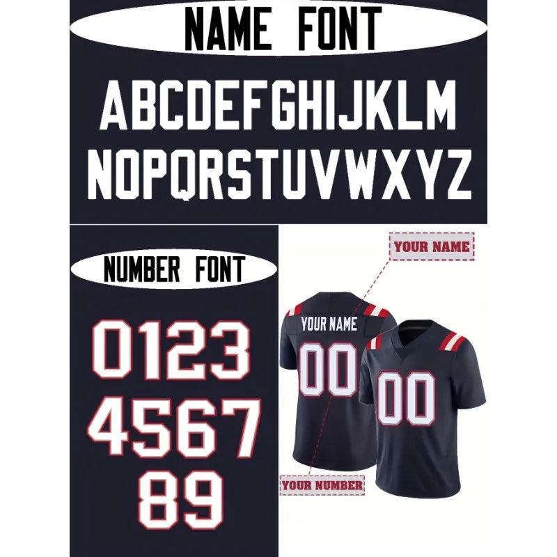 Men’s Personalized American Football Shirt