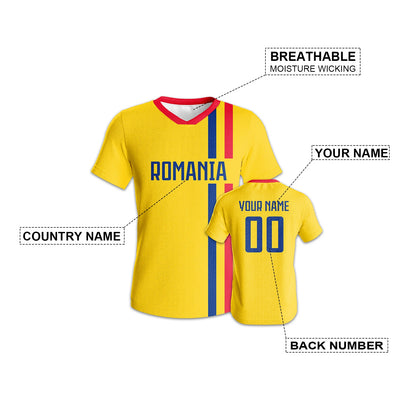 Romania Personalized Soccer Tee