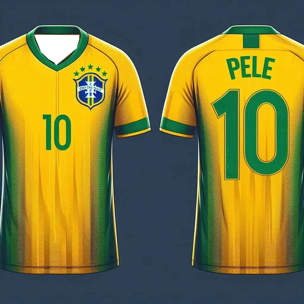 2025 3D Printed Brazil Football Jersey