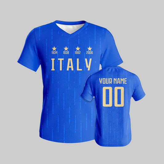 Personalized Italy Soccer Jersey