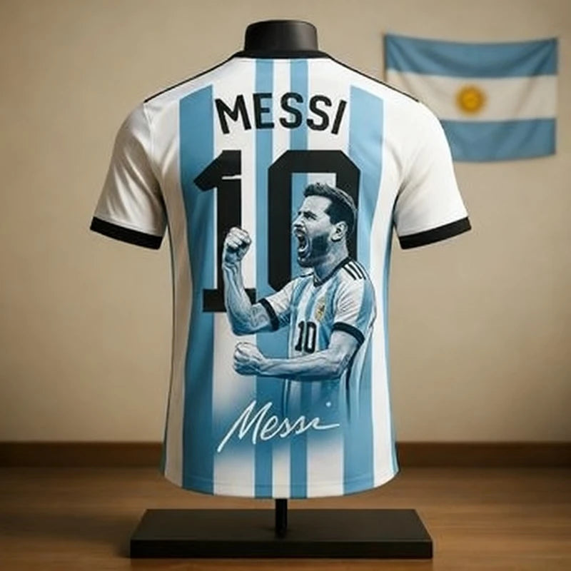 Messi Celebration Commemorative Sports T-Shirt