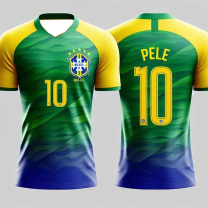 2025 3D Printed Brazil Football Jersey
