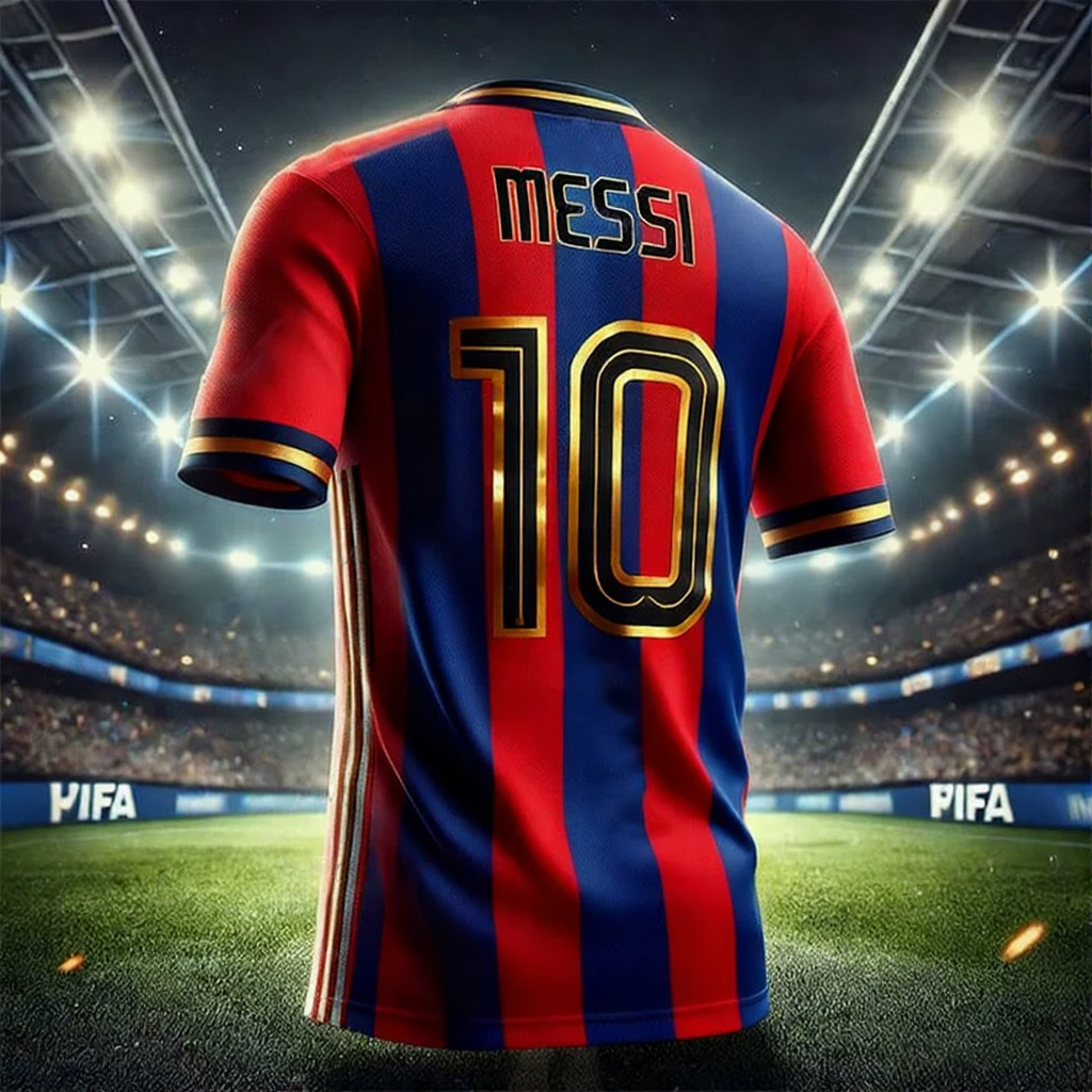 Special Edition Graffiti Messi #10 Football Jersey